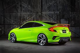 Hijau Honda Civic Coupe Honda Civic Concept Green 2015 Wallpaper Hd Wallpaperbetter