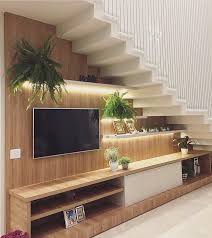 فكره للاستفاده من المساحه تحت الدرج وبنفس الوقت ديزاين حلو الله يرزق كل من يسوي Living Room Under Stairs Stairs In Living Room Home Stairs Design