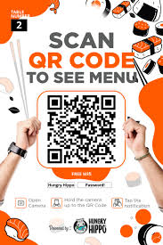 A recent taco bell print ad campaign featured qr codes formed out of lemons and avocados to advertise the chain's new gourmet menu. Qr Code Menu Hungry Hippo