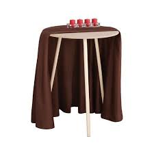 Waterproof top to make a nice potted plant stand; Mainstays 20 Round Decorative Table Walmart Com Round Table Decor Table Decorations Table Cloth
