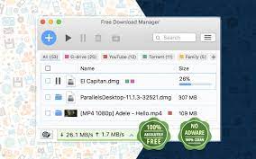 The files can be music, images, application or documents etc. Free Download Manager