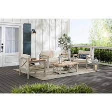 Sourcing outdoor furniture from china now! Wood Patio Furniture Outdoors The Home Depot