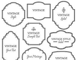 Black And White Vector Sticker Clip Art Vintage Labels Pack Digital Frames Diy Cards Clip Art Vintage Vintage Labels Digital Frame