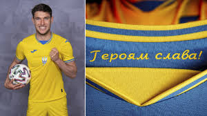 Op de schouders is het logo van kledingsponsor joma aangebracht. Why Are Ukraine S Euro 2020 Shirts Causing Such Anger How Are They Connected To Ww2 Nazi Collaborators Holocaust Perpetrators Rt Russia Former Soviet Union