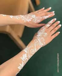 50 White Mehndi Design Henna Design 2019 White Henna Henna Mehndi Designs