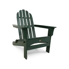 Trex Outdoor Furniture Cape Cod Charcoal Black Folding Plastic Adirondack Chair Txa53cb The Home Depot Trex Outdoor Furniture Adirondack Chair Outdoor Furniture