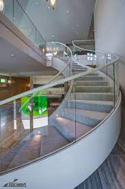 Curved Stairs Curved Staircase Circular Staircase Rumah Desain Tangga