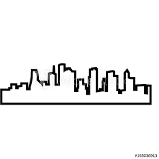 Art for your windows 44 years of experience bringing you high design, function & ease. Houston Skyline Silhouette Outline On White Background Stock Vector Adobe Stock