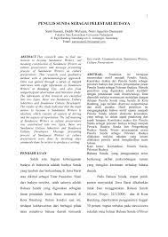 Dahsyatnya sedekah di bulan ramadhan. Pdf Penulis Sunda Sebagai Pelestari Budaya