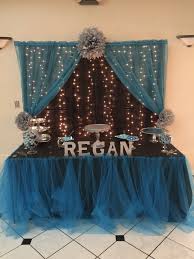 Birthday Blue Black And Silver Party Decorations Turquoise Black And Silver Cake Table Black Party Decorations Sweet 16 Party Decorations Teal Party Decorations