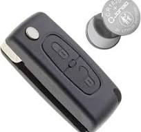 Jongo® CE0536 Kit Complet Coque Clé + Pile CR1620 Compatible avec Citroën  Berlingo C3 C2 C4 Picasso Jumpy C8 Plip Boîtier Télécommande 2 Boutons sans  ...