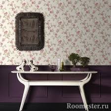 مزيج من ورق الجدران في المناطق الداخلية