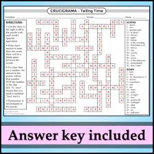 We did not find results for: Spanish Crossword Puzzle Telling Time By Ms Zs Teaching Resources