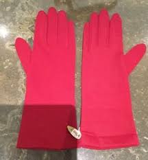 Contact pink gloves on messenger. Elegant Kir Pinky Red Ladies Gloves Size 7 New Ebay