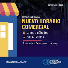 El domingo 14 de marzo marca el inicio del horario de verano, momento en el que se deberán adelantar una hora los relojes. Nuevo Horario De Atencion Comercial En Obera Meridiano 55