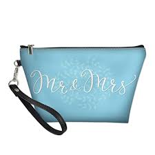 Or just after some general eye makeup quotes for inspo? Buy Women Travel Makeup Bags Romantic Wedding Themed Foliage Leaves With Mr And Mrs Quote On Pastel Backdrop Cosmetic Case Pouch Holder Small Capacity Online In India B07y8dr4nr