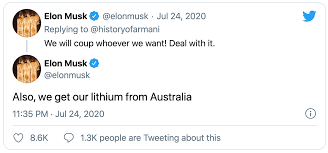 The ones that already existed before 1982. Tesla S Lithium Nickel Sourcing Australia Bolivia China Cleantechnica