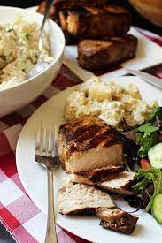 Grilled Balsamic Pork Chops Recipe 84 Cents Serving Good Cheap Eats Recipe Balsamic Pork Balsamic Pork Chops Pork