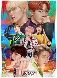 Bts Love Yourself Answer Idol Fan Art Poster Bts Fanart Fan Art Bts Lockscreen