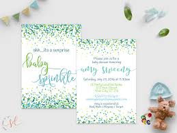 Surprise Baby Sprinkle Invitation Boy Baby Shower Confetti Etsy Baby Sprinkle Invitations Baby Sprinkle Invitations Boy Sprinkle Invitations