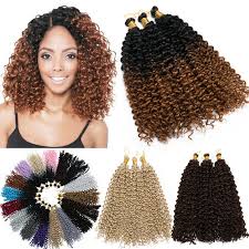 This twisted crochet braid hairstyle is a natural looking product for quite a reasonable price. Full Head Kinky Curly Crochet Sew In Afro Braids Short Hair Extensions As Human Ebay