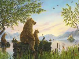 Robert Bissell The Crossing Bear Art Art Fine Art