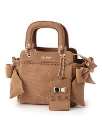 LIZ LISA Argyle Quilted 3-Way Bag: LIZ LISA