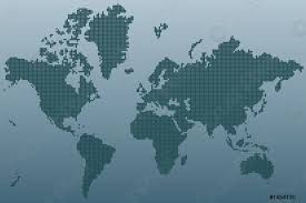 Cette carte est en papier et emballage recyclé et est fabriquée dans le nord de l'angleterre. Carte Du Monde Vecteur Stock Crushpixel