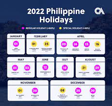 Philippines public holidays 2022 ; Philippine Holidays 2022 Outsource Accelerator