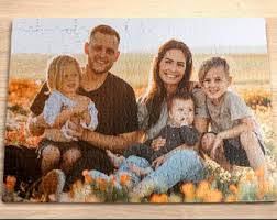 There will be 4 steps to make it. Photo Puzzle Etsy