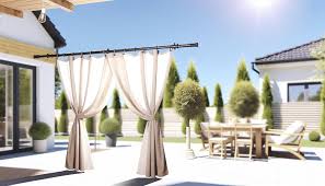 Diy Outdoor Curtain Rods For A Stylish