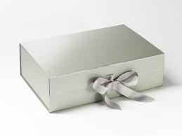 Download A4 Deep Pearlescent Silver Luxury Gift Box With Magnetic Closure And Kudos Giftwrap Luxury Gift Box Luxury Gift Magnetic Gift Box