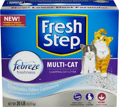 Fresh Step Multi Cat With Febreze Freshness Clumping Cat Litter Scented 20 Pounds To View Further Visit Now Cat Clumping Cat Litter Cat Litter Litter