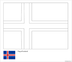 The icelandic flag has 3 primary colors, which are blue, white and red. Flag Of Iceland World Cup 2018 Coloring Pages World Cup Coloring Pages Coloring Pages For Kids And Adults