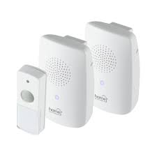 4.5v (3 baterii aaa) volum sonor: Sonerie Fara Fir Home Cu 2 Sonerii Si 1 Buton 82 Db Alba