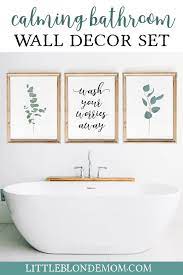 Wall art plays a significant role in affecting the way your bathroom looks. Bathroom Wall Decor Set Of 3 Wall Art Farmhouse Wall Art Etsy Pictures For Bathroom Walls Bathroom Wall Decor Bathtub Decor