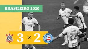 No total dos dois jogos o placar ficou em 4x1 corinthians gols : Corinthians 3 X 2 Bahia Gols 16 09 Brasileirao 2020 Youtube