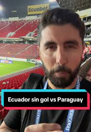 Enpate amargo vs Paraguay en Quito