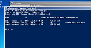 A Blog To A System Admin S Passion Check Multiple Forward And Reverse Dns Records By Powershell