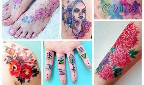 3.1 watercolor tattoo without a black base. Aquarell Tattoo Picasso Ist Nichts Dagegen