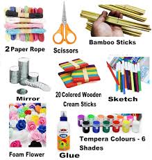 ‪craftwings Standard Art & Craft Kit 14 in 1 DIY Crafts Kit Set for Girls  and Boys. Art and Craft Materials Supplies for Kids : Amazon.in: Toys &  Games‬‏