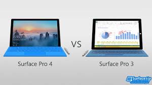 surface pro 4 vs surface pro 3 detailed spec comparison