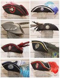Custom Made Pirate Tricorn Hat Pirate Hats Pirate Outfit Pirate Fashion