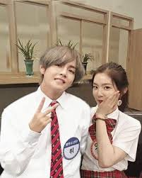 Bts' jin wil be one of mcs for 2017 kbs song festival along with red velvet' irene, exo' chanyeol, twice' sana, mamamoo' solar, seventeen' mingyu, . Compilation Moments Between Bts And Red Velvet Byeol Korea