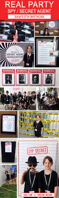 Any of the james bonds, mission impossible, the recruit, spy game, agent cody banks, true lies, spy kids, etc.) or tv show (i.e. Sam S 8th Spy Birthday Party Secret Agent Spy Party Theme Ideas