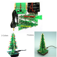 The common household circuits used in electrical wiring installation are (and should be) in parallel. Diy 3d Christmas Kit Flashing Light Led Circuit 3 7 Colors Xmas Tree Gift M Ebay