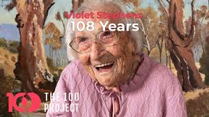 Centenarian profile for Violet Stephens • The 100 Project
