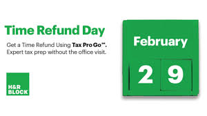 About h&r block h&r block, inc. Celebrate Time Refund Day With Tax Pro Go H R Block Newsroom