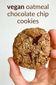 Healthy Oatmeal Chocolate Chip Cookies Vegan Active Vegetarian Recipe In 2020 Chocolate Chip Oatmeal Cookies Healthy Oatmeal Chocolate Chip Cookies Vegan Oatmeal Chocolate Chip Cookies