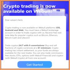 The value of cryptocurrencies may fluctuate and as a result, clients may lose more than their original investment. Webull Crypto Trading With Fractional Shares